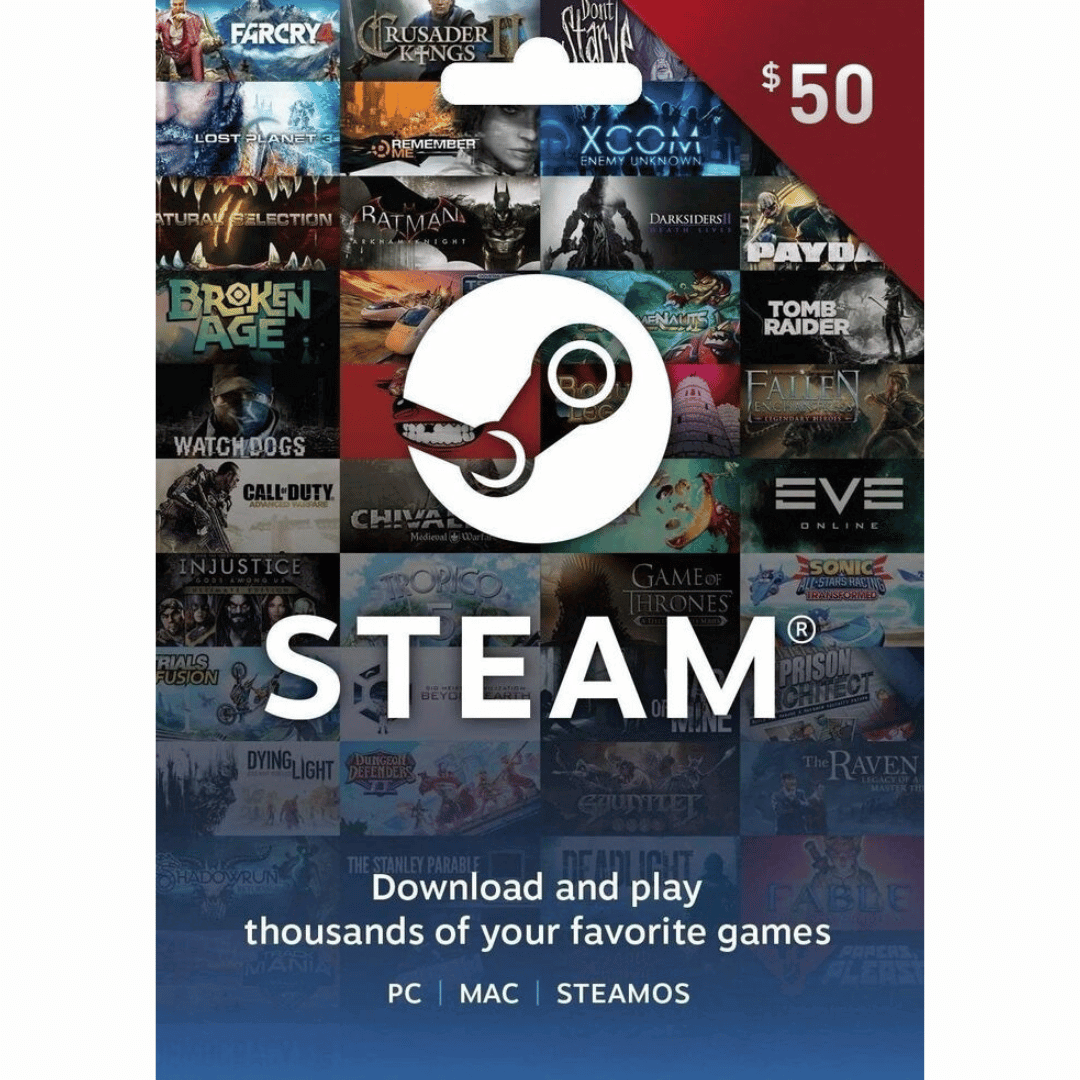 Steam Wallet 50 USD (USA)