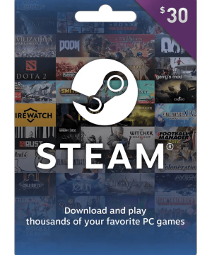 Steam Wallet 30 USD (USA)